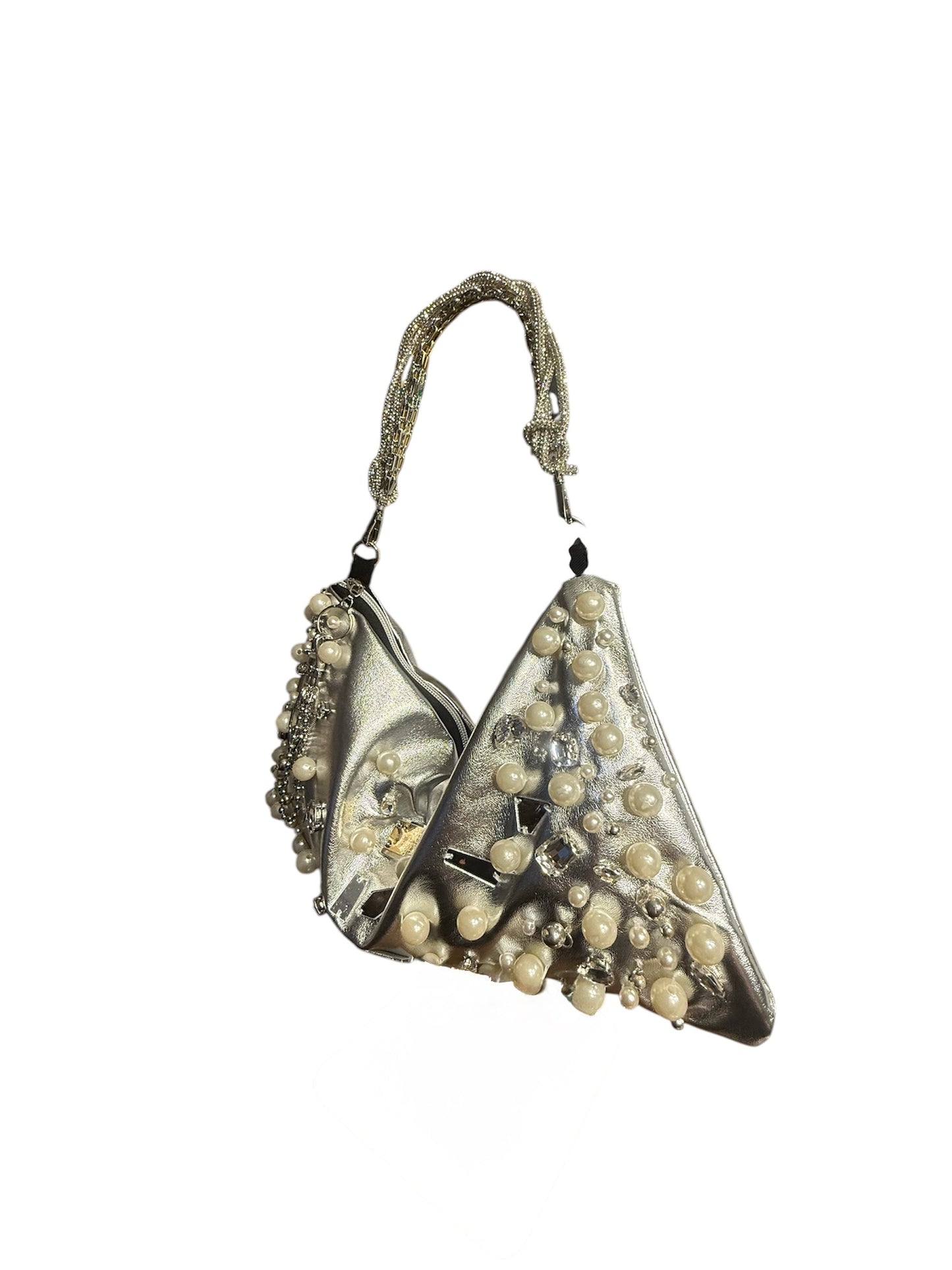 Devora — One of a Kind Pearl Crystal Bag
