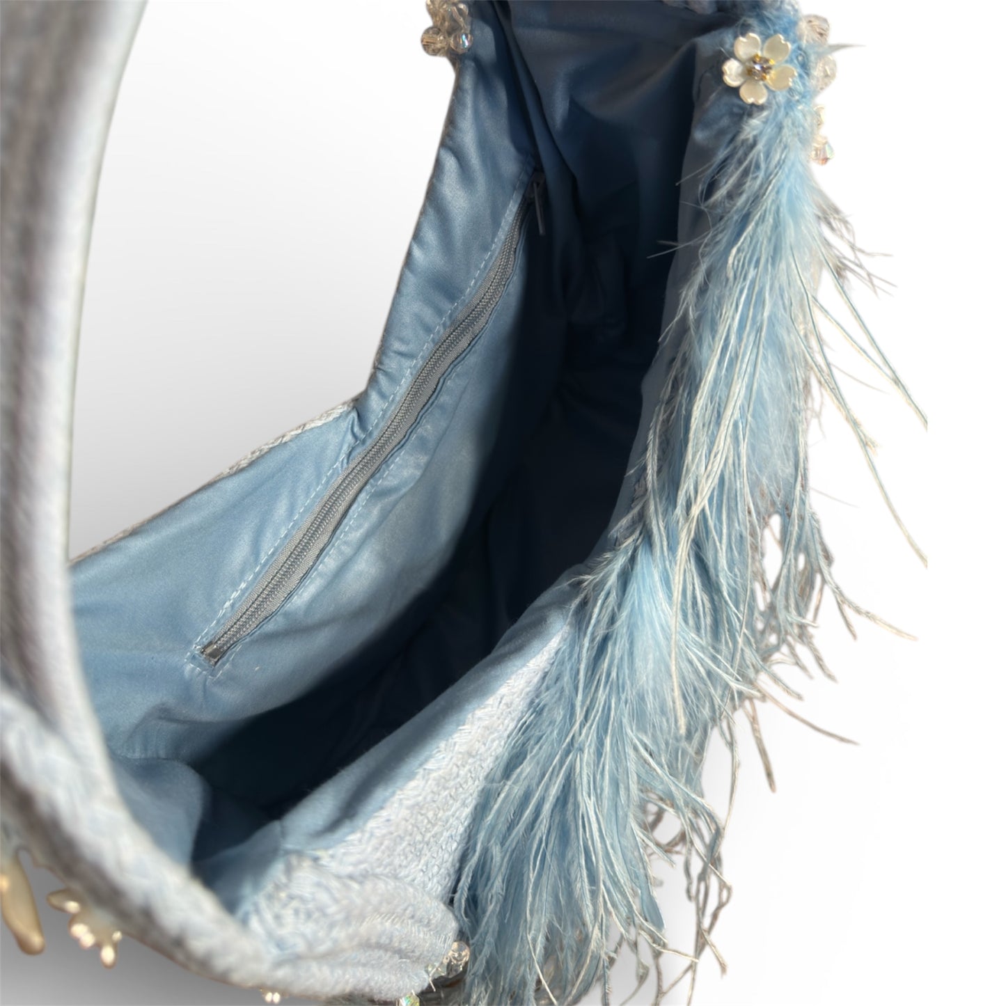 Blue Whisper — One of a Kind Handcrafted Rope Bag