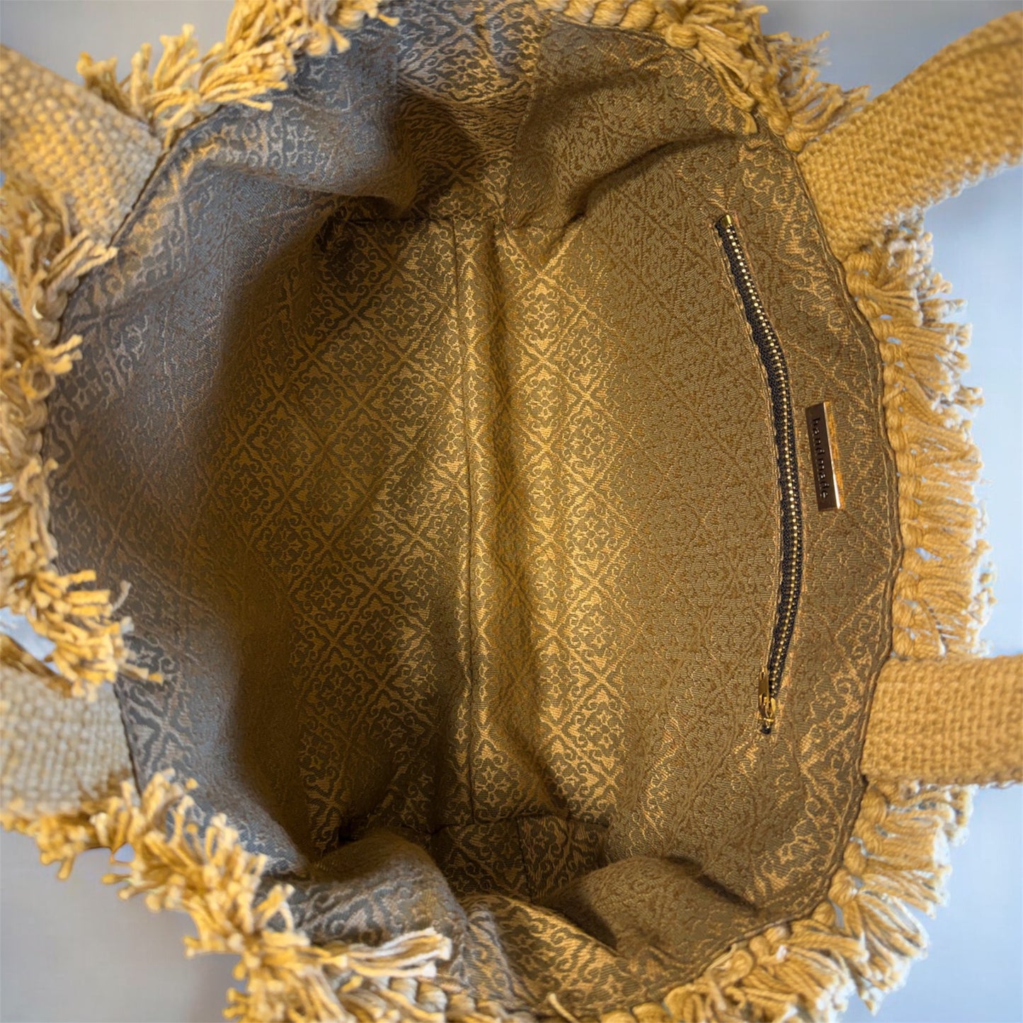 LINA — One-of-a-Kind Woven Statement Handbag