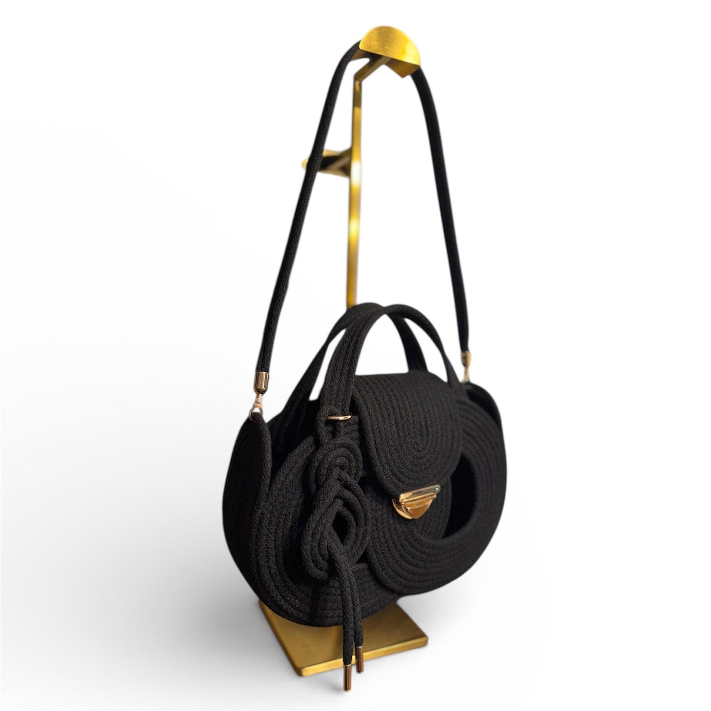 Velora — One of One Sculptural Cotton Cord Handbag