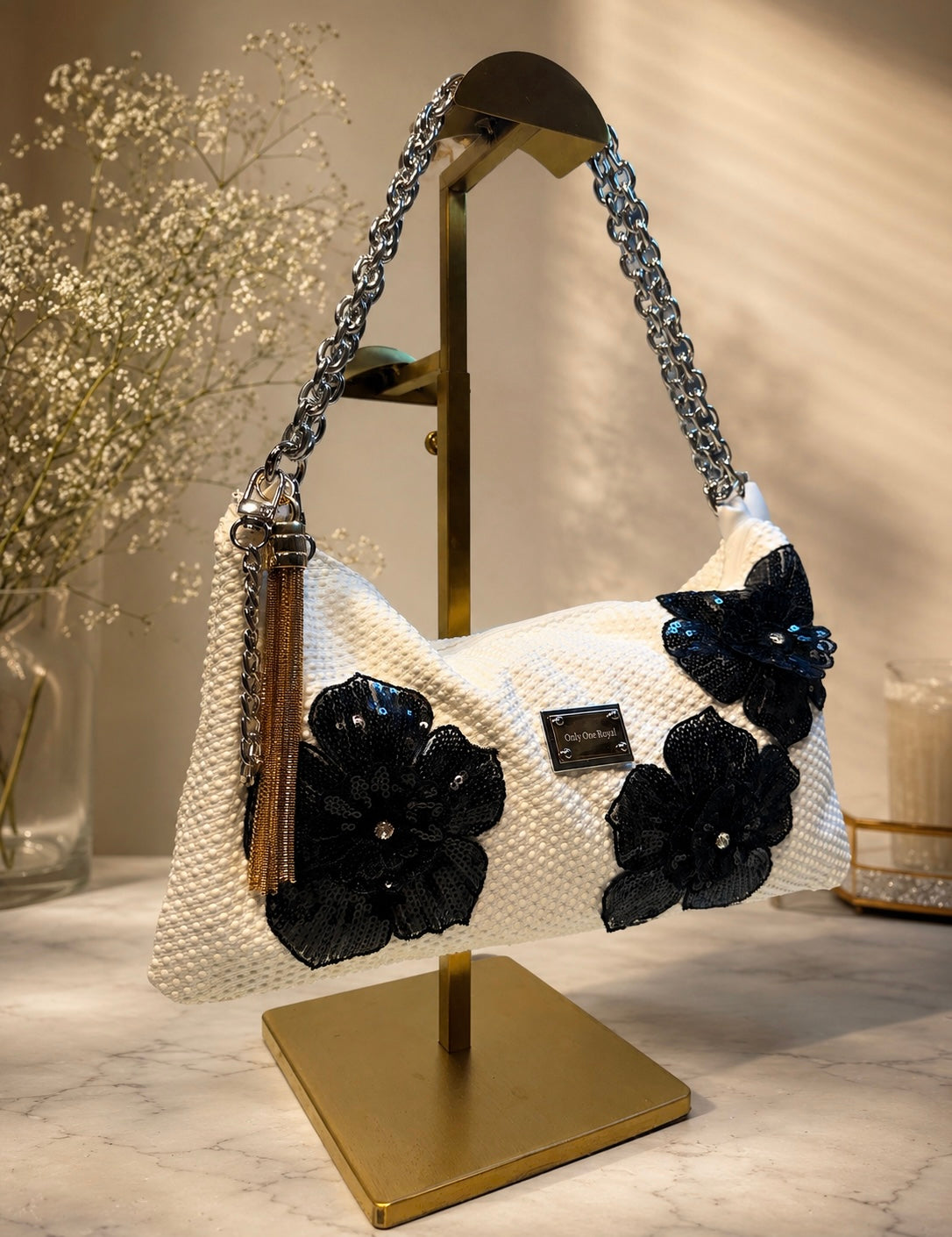 Freesia – Handmade Floral Shoulder Bag