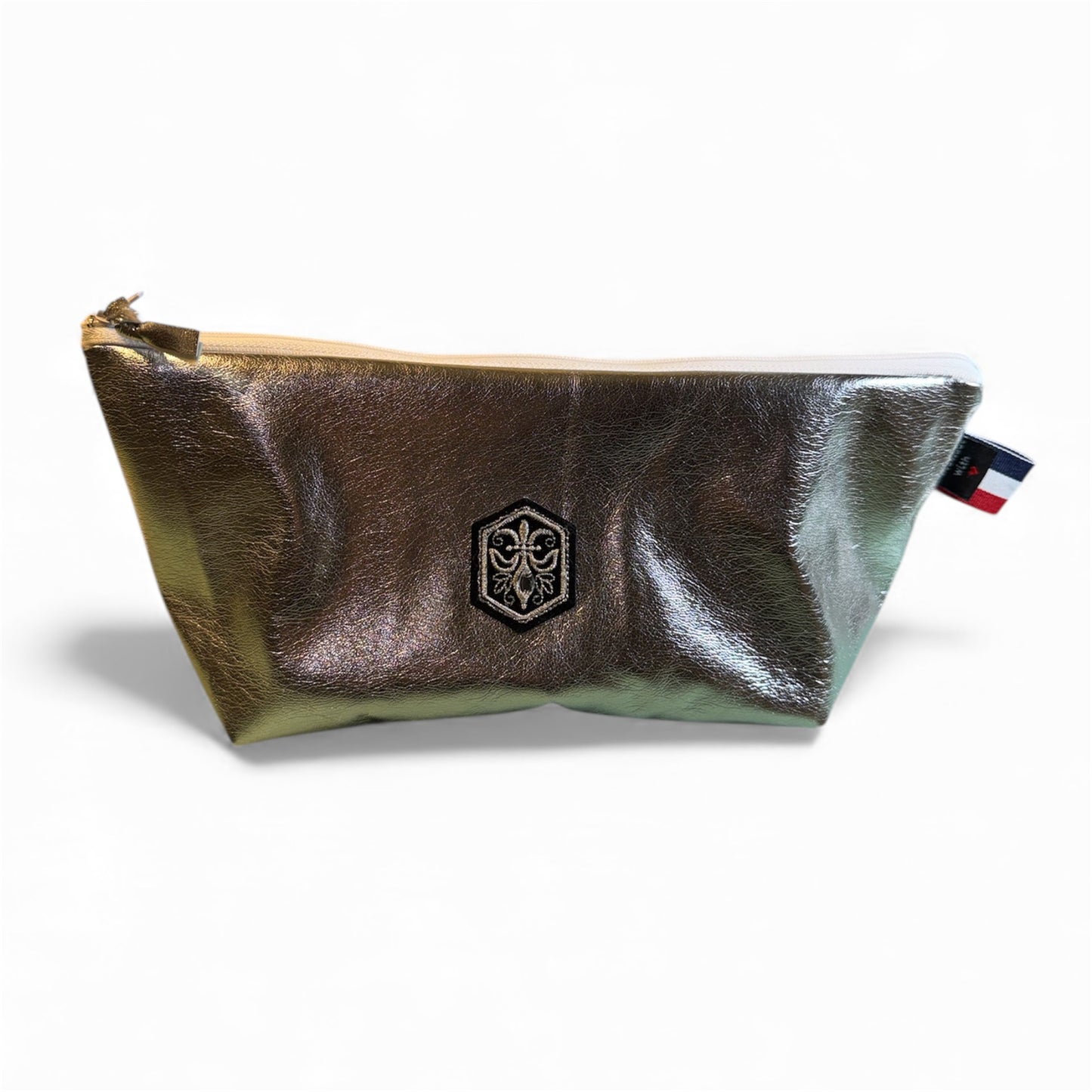 Silver Aura Cosmetic Pouch