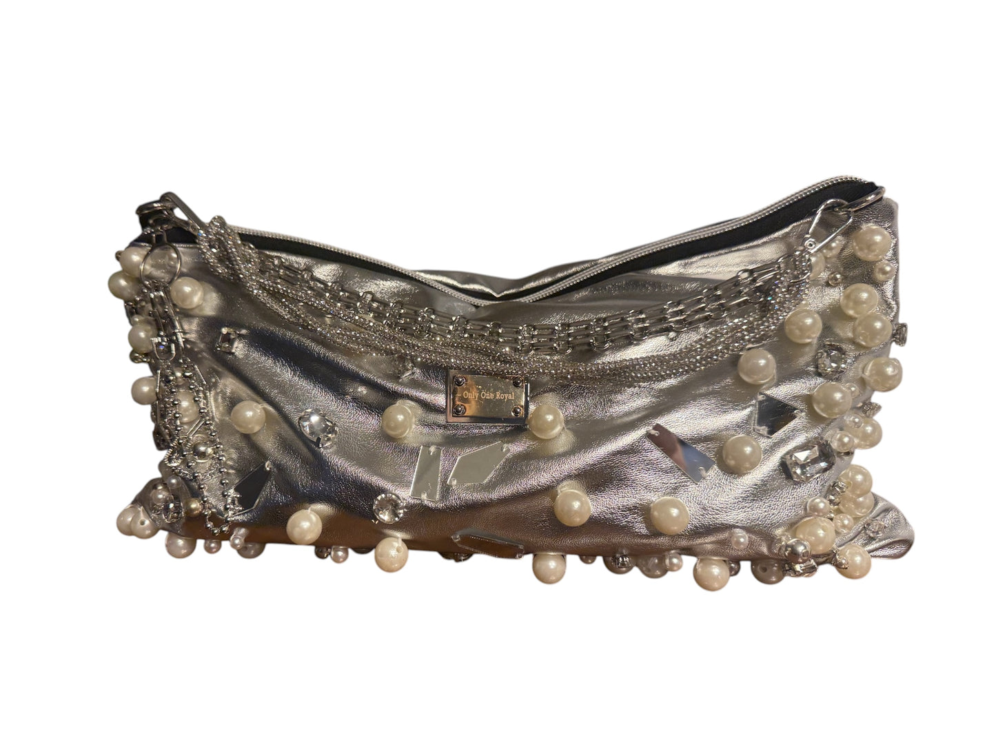 Devora — One of a Kind Pearl Crystal Bag