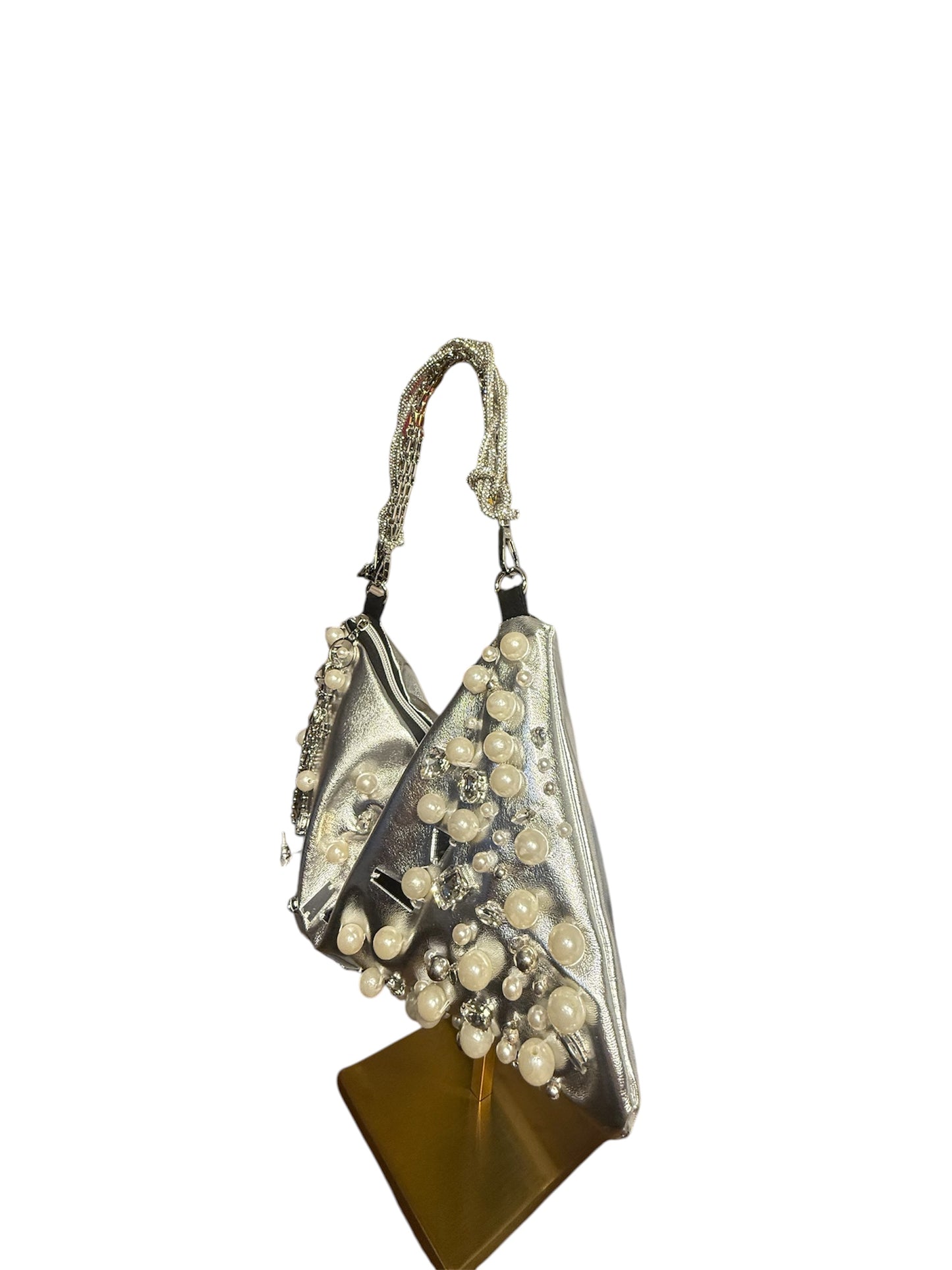 Devora — One of a Kind Pearl Crystal Bag