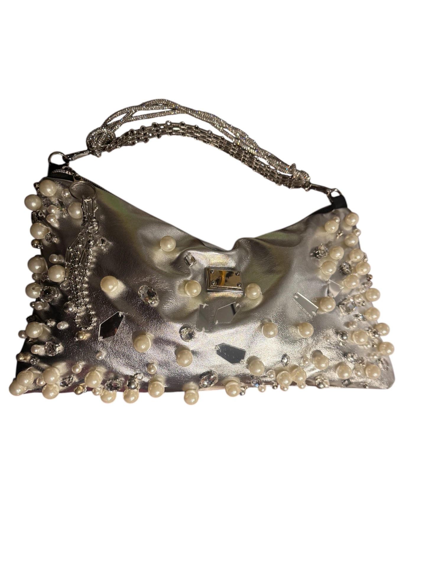 Devora — One of a Kind Pearl Crystal Bag