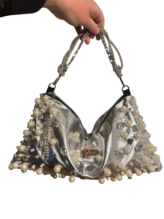 Devora — One of a Kind Pearl Crystal Bag