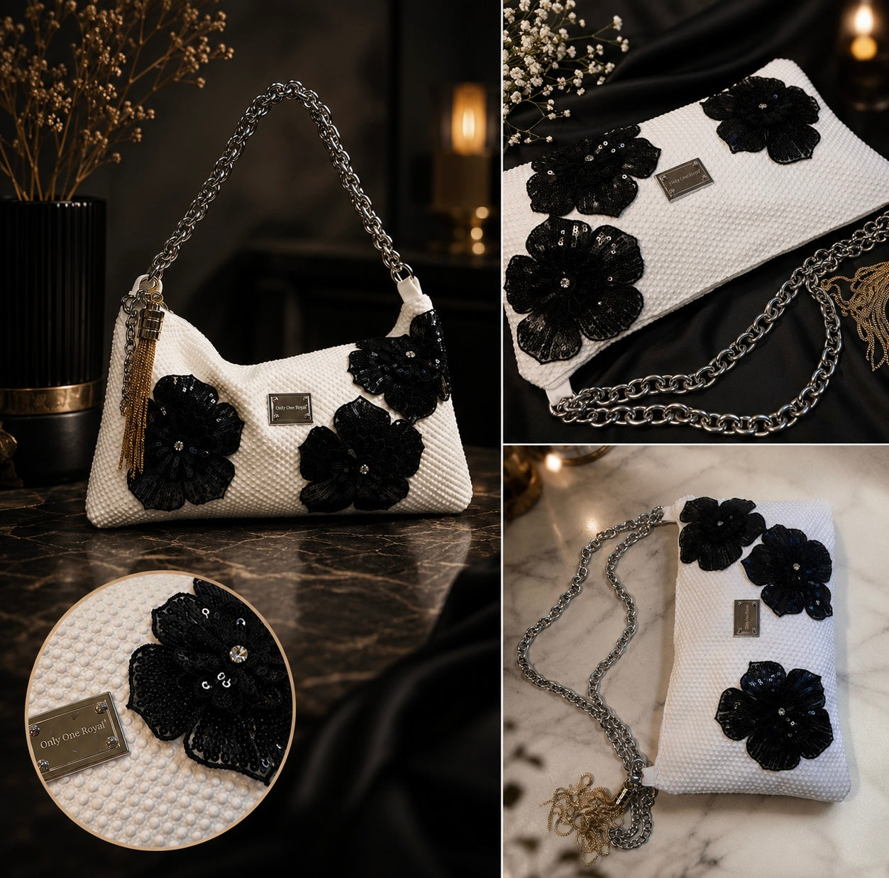 Freesia – Handmade Floral Shoulder Bag