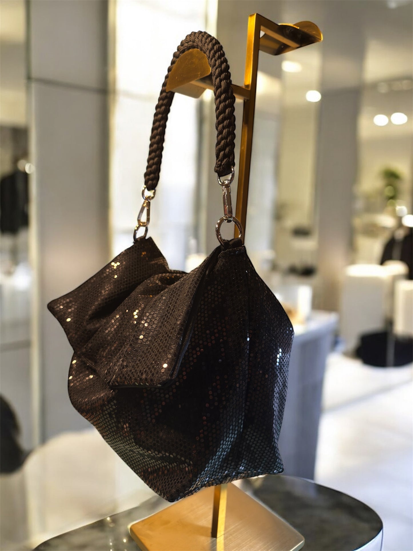 Noir Éclipse — One-of-a-Kind Evening Bag