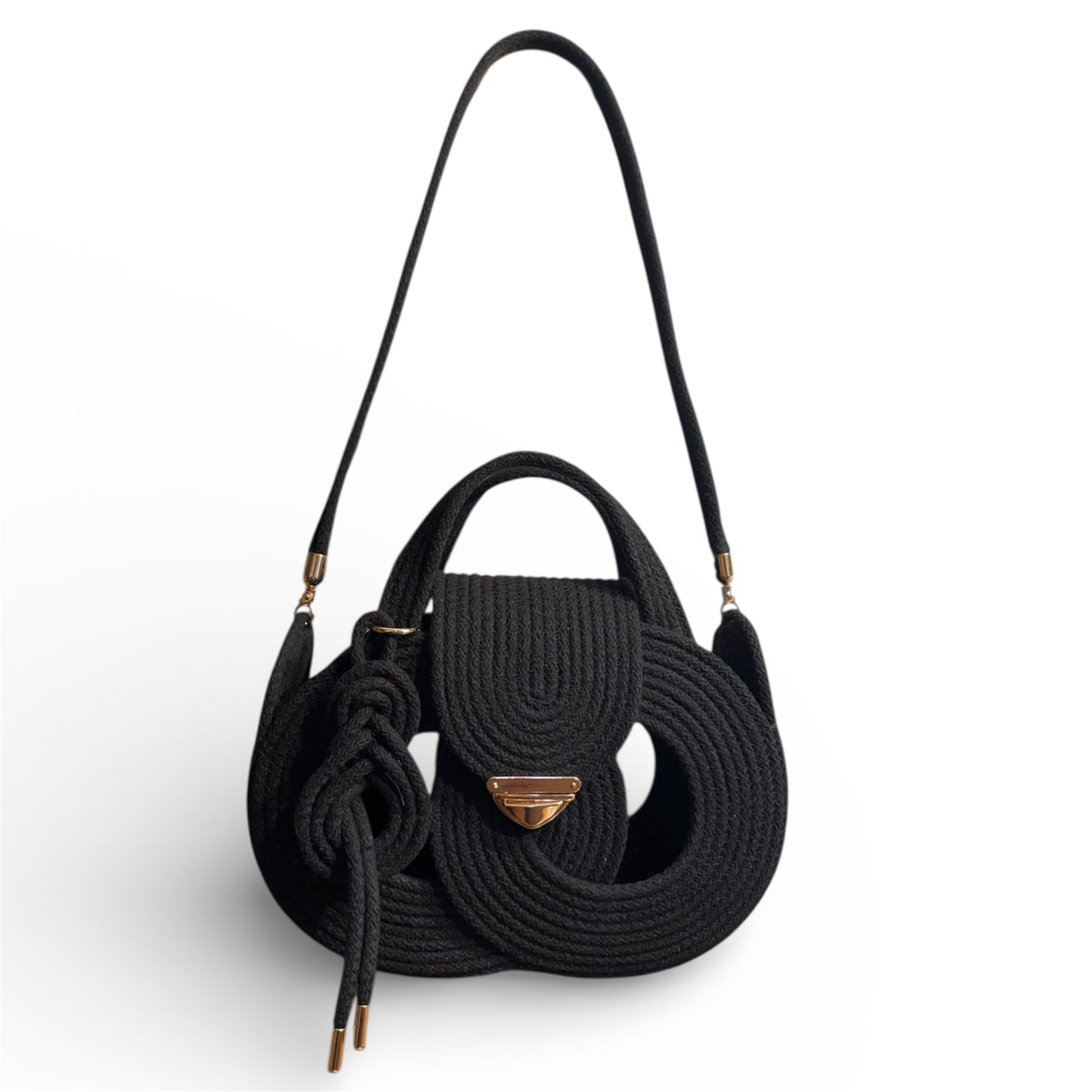 Velora — One of One Sculptural Cotton Cord Handbag
