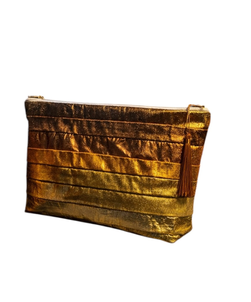 Golden Horizon Cosmetic Pouch – Limited Edition (Only 3 Made)