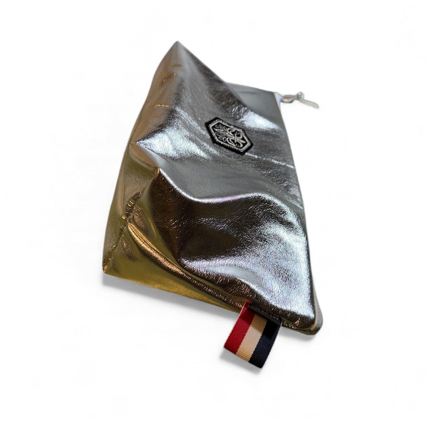 Silver Aura Cosmetic Pouch