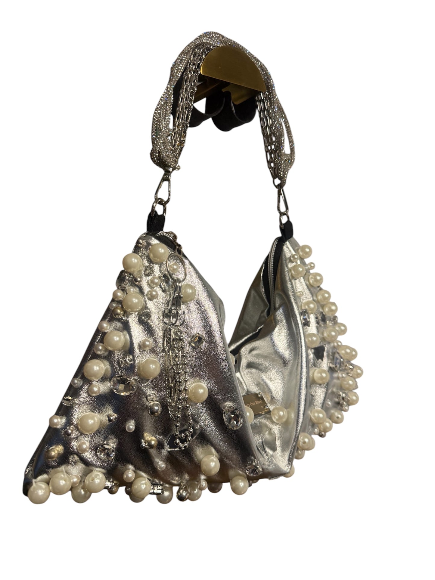 Devora — One of a Kind Pearl Crystal Bag