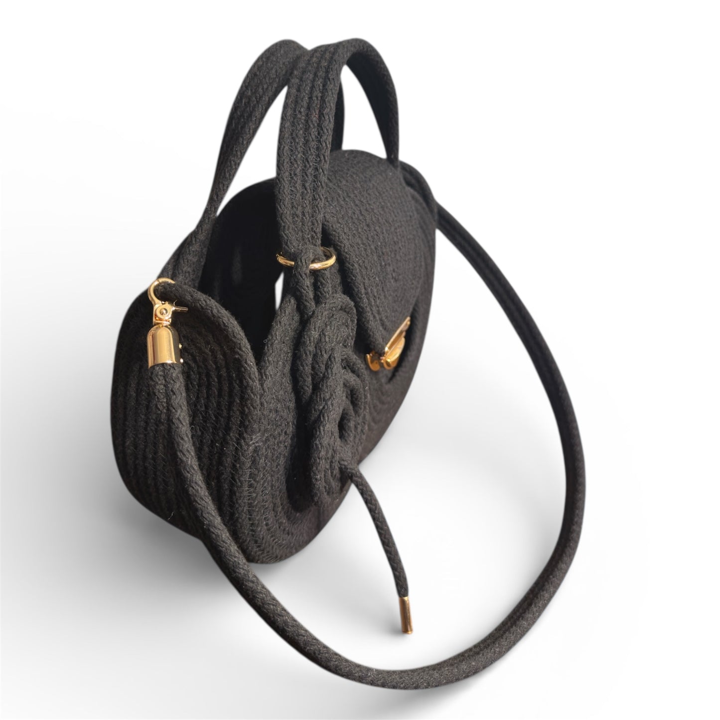 Velora — One of One Sculptural Cotton Cord Handbag